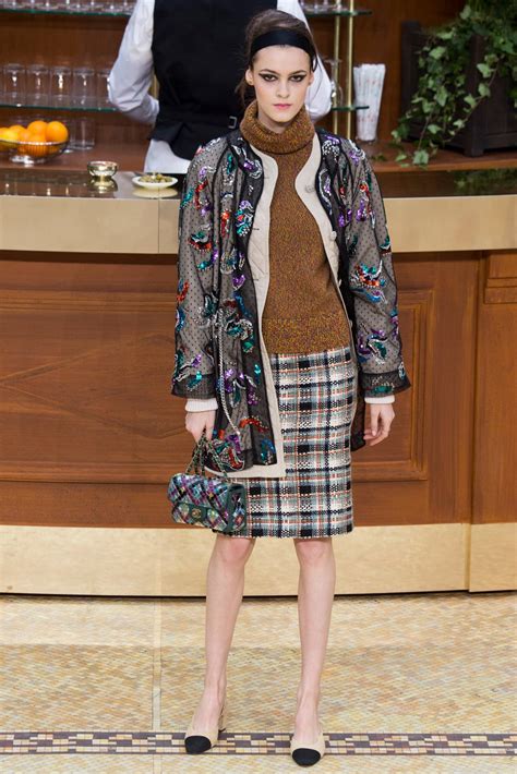 chanel fall 2015 brasserie show|chanel fall 2015 collection.